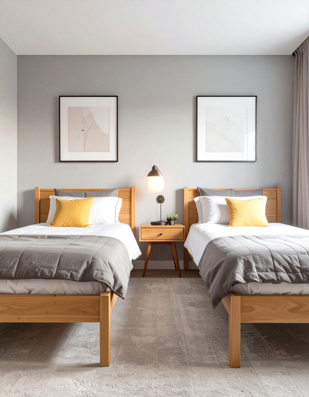 Head to Head Twin Bed Placement - 30 shared bedroom ideas for small rooms