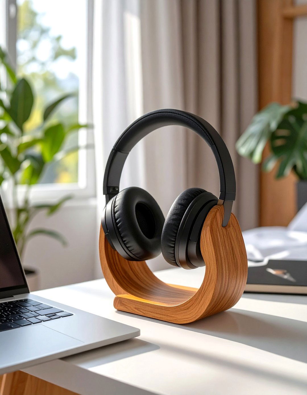 Headphone Stand as a Sculptural Element - 30 spotify bedroom trend