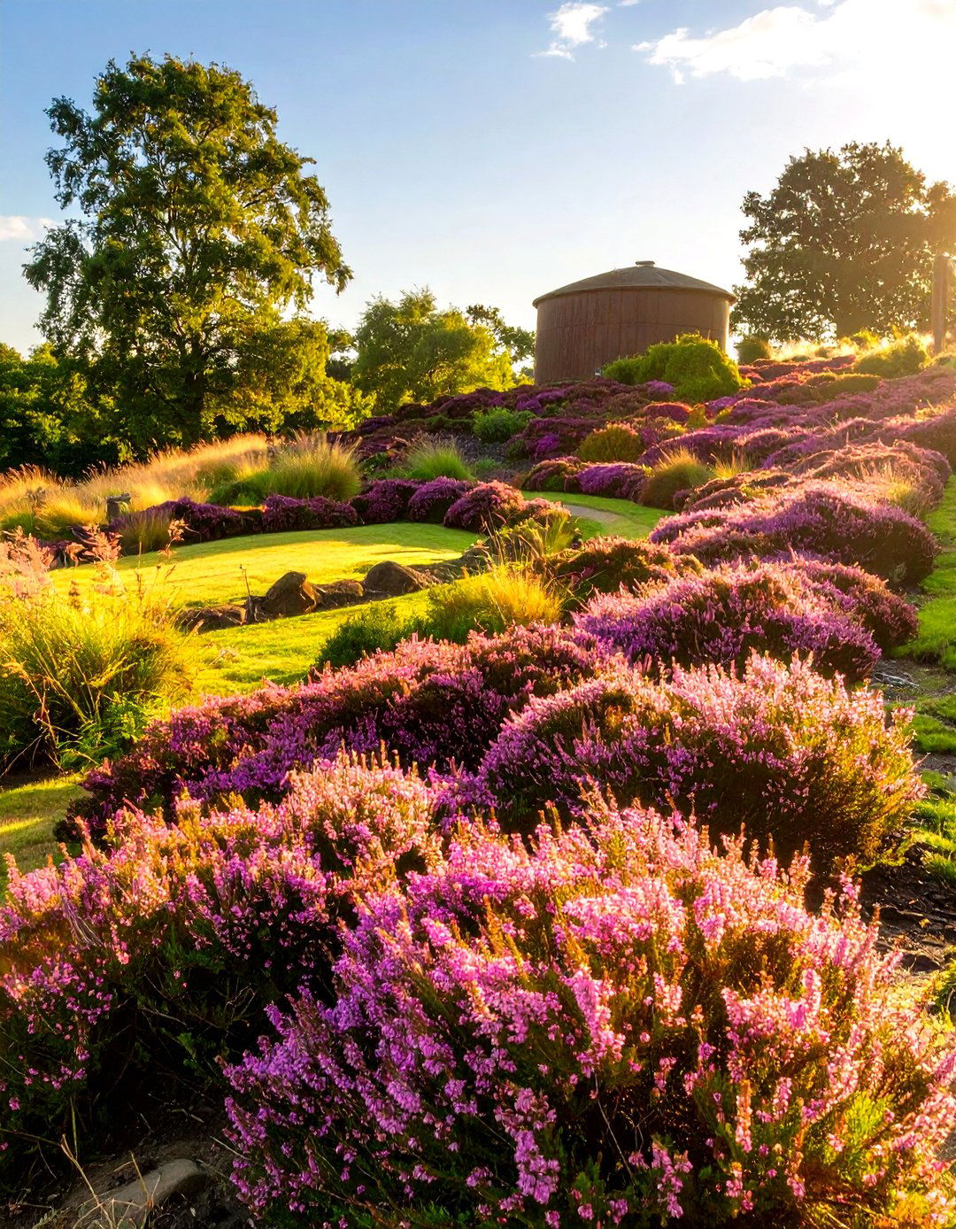 Heather and Heath Garden - 30 septic tank landscaping ideas