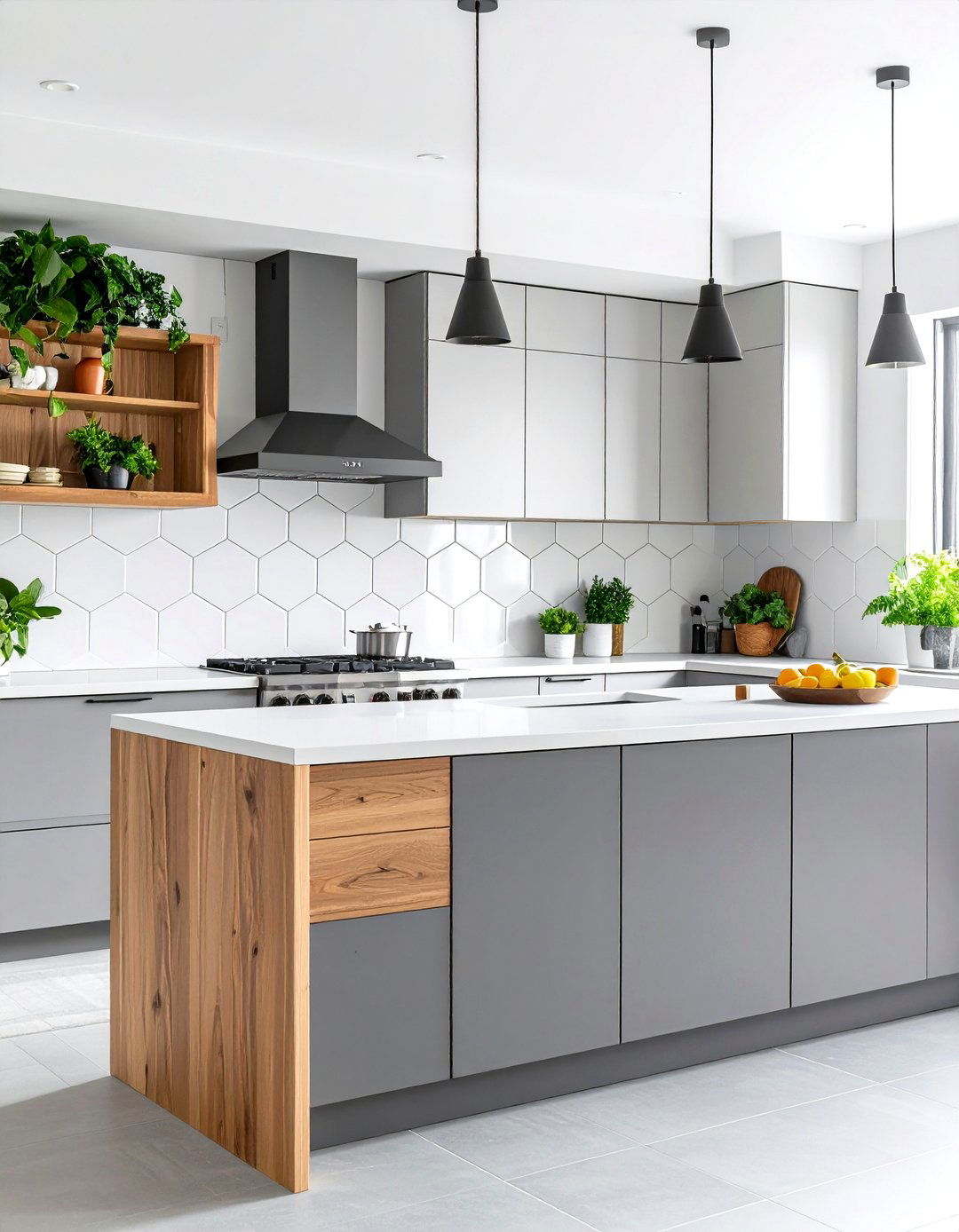Hexagon Tile Kitchen Backsplash - 30 kitchen backsplash ideas 2023