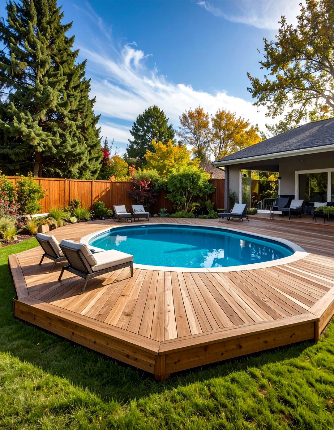 30 Pool Deck Ideas for Above Ground Pools and Decks - We Love Home Blog