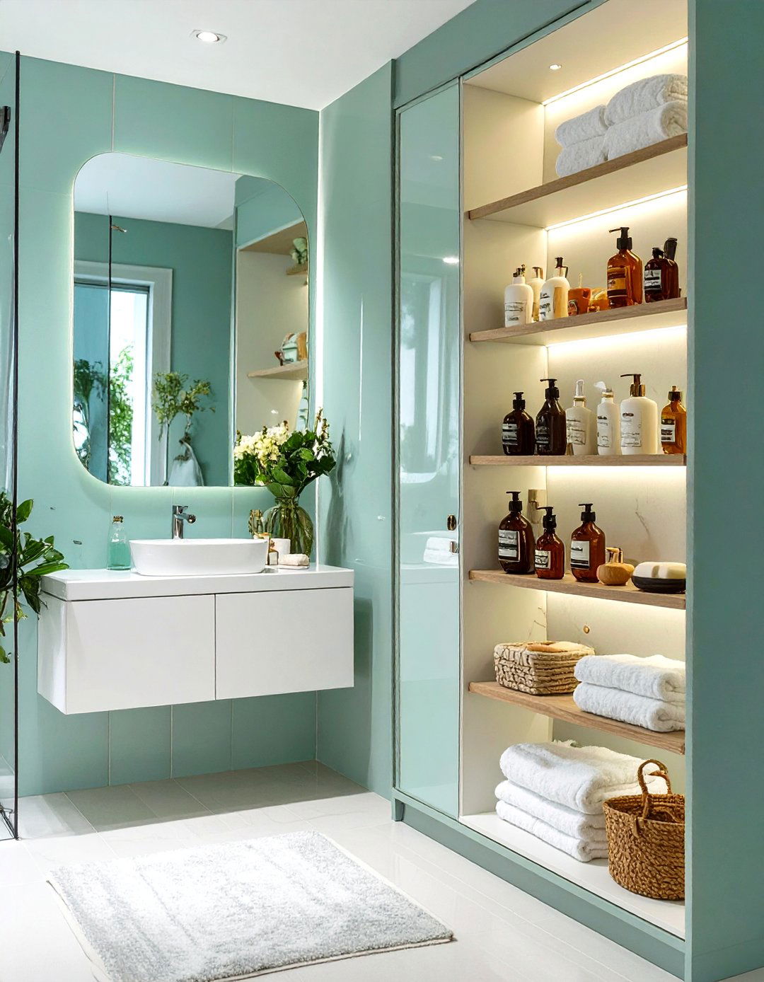 Hidden Bathroom Storage Solutions - 30 bathroom organization ideas