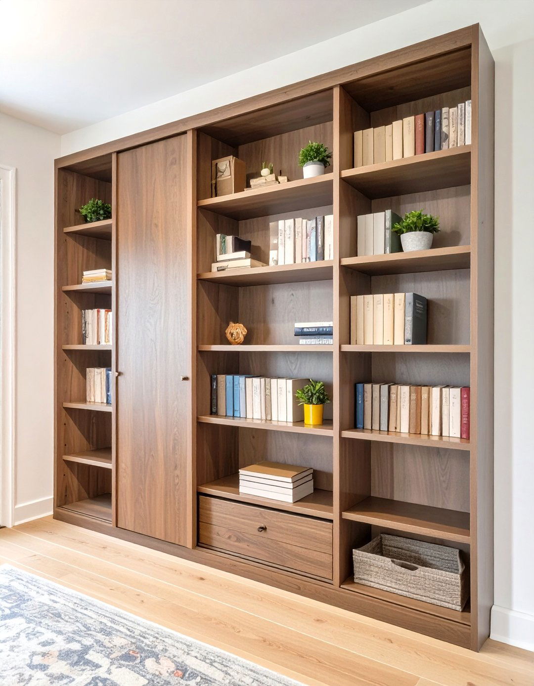 Hidden Bookshelf Murphy Door - 30 closet doors ideas