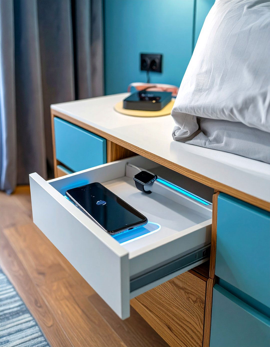 Hidden Charging Stations and Power - 30 smart home design ideas