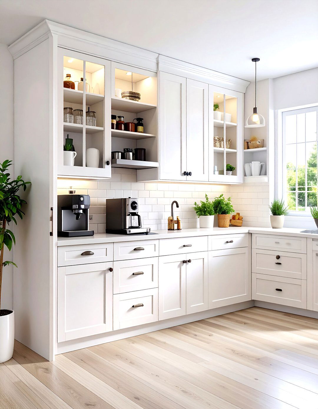 Hidden Kitchen Coffee Bar Cabinet - 30 kitchen coffee bar ideas