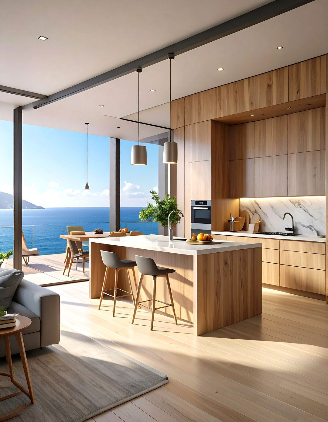 Hidden Kitchen Concept - 30 luxury modern kitchen designs