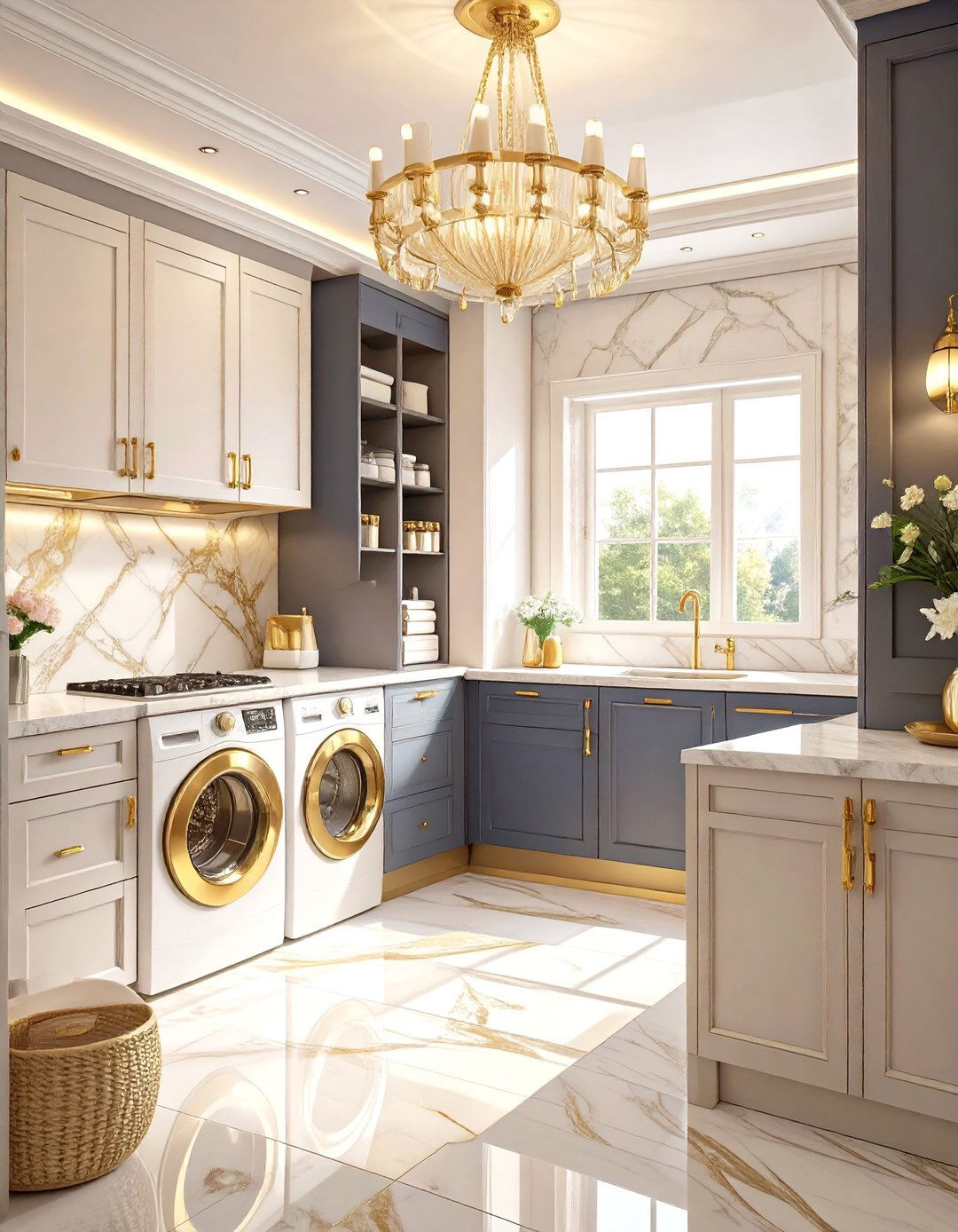 30 Modern Stacked Laundry Room Ideas to Save Space - We Love Home Blog