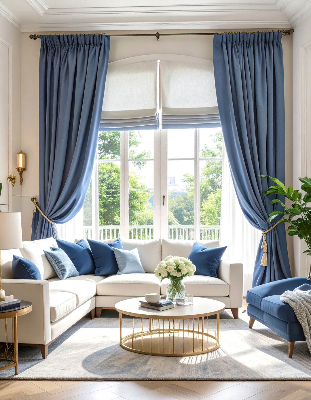 Hidden Tab Top Curtains - 30 modern curtain designs for living room