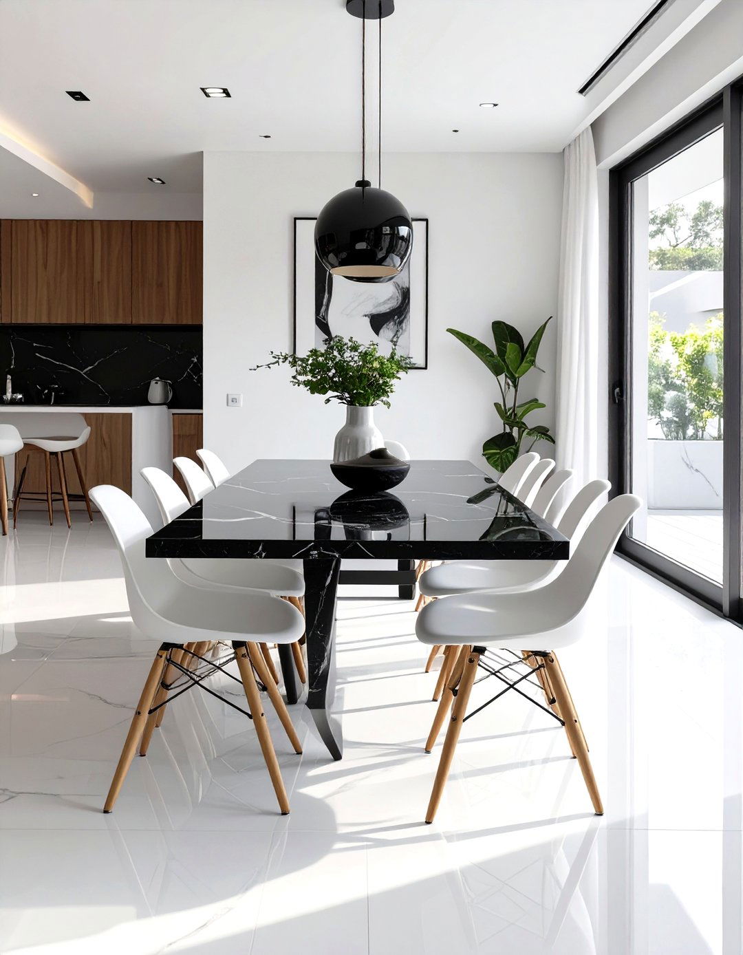 High Contrast Black and White - 30 contemporary home design ideas