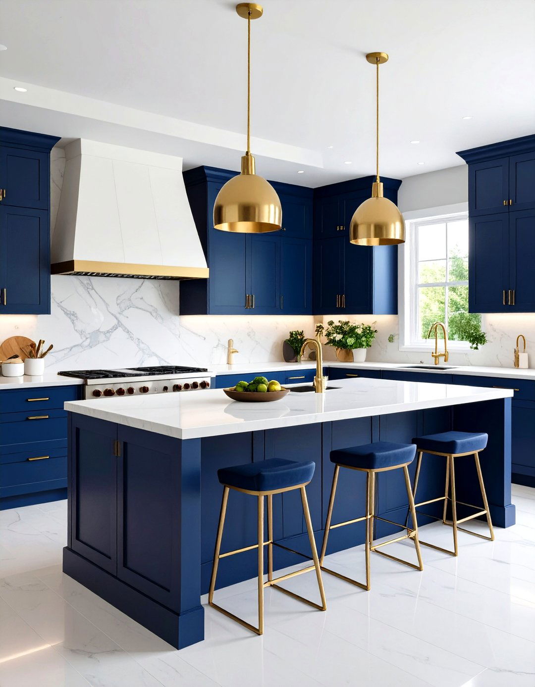 High Contrast Kitchen Design - 30 kitchen decor ideas 2025