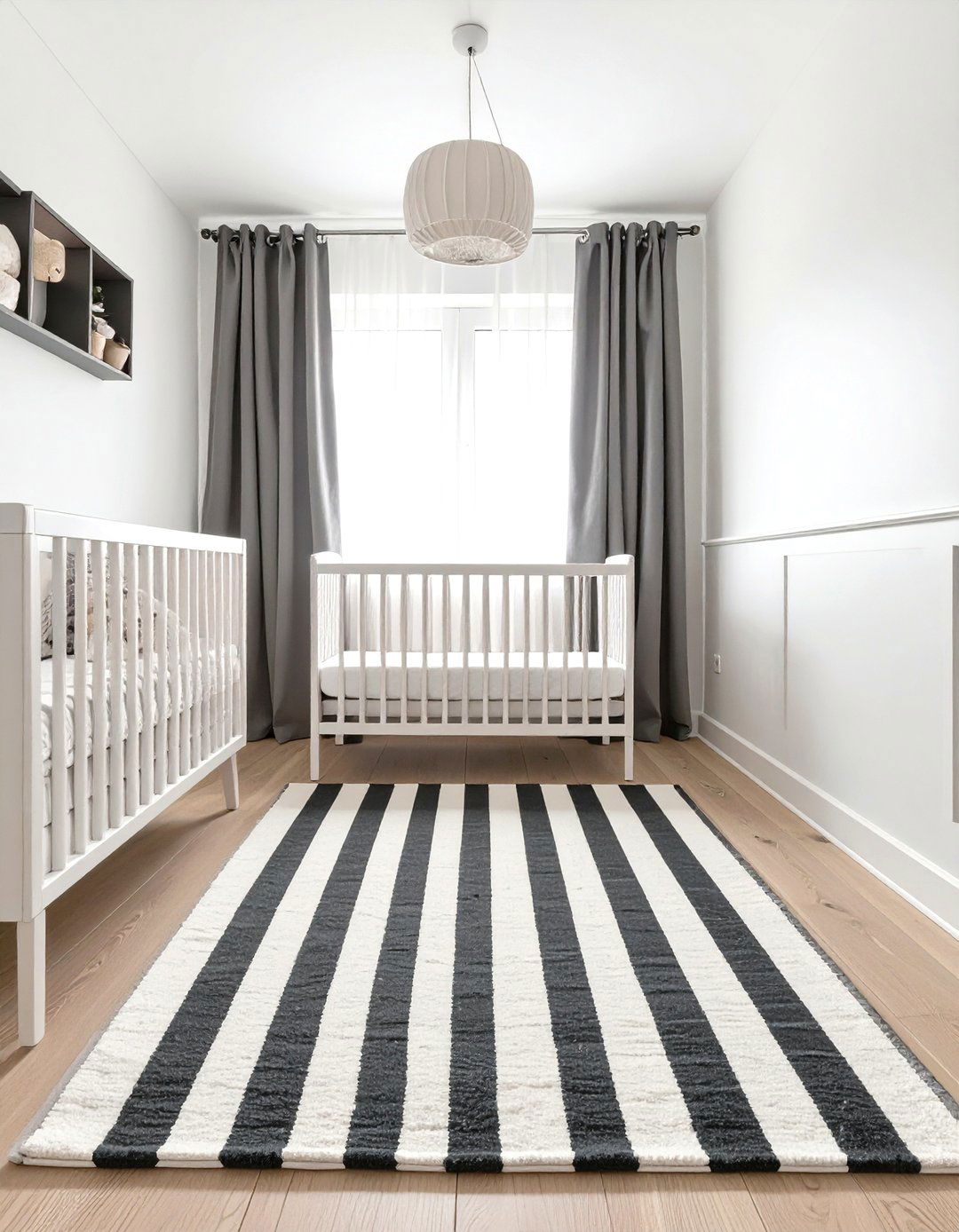 High Contrast Pattern Nursery - 30 small nursery ideas