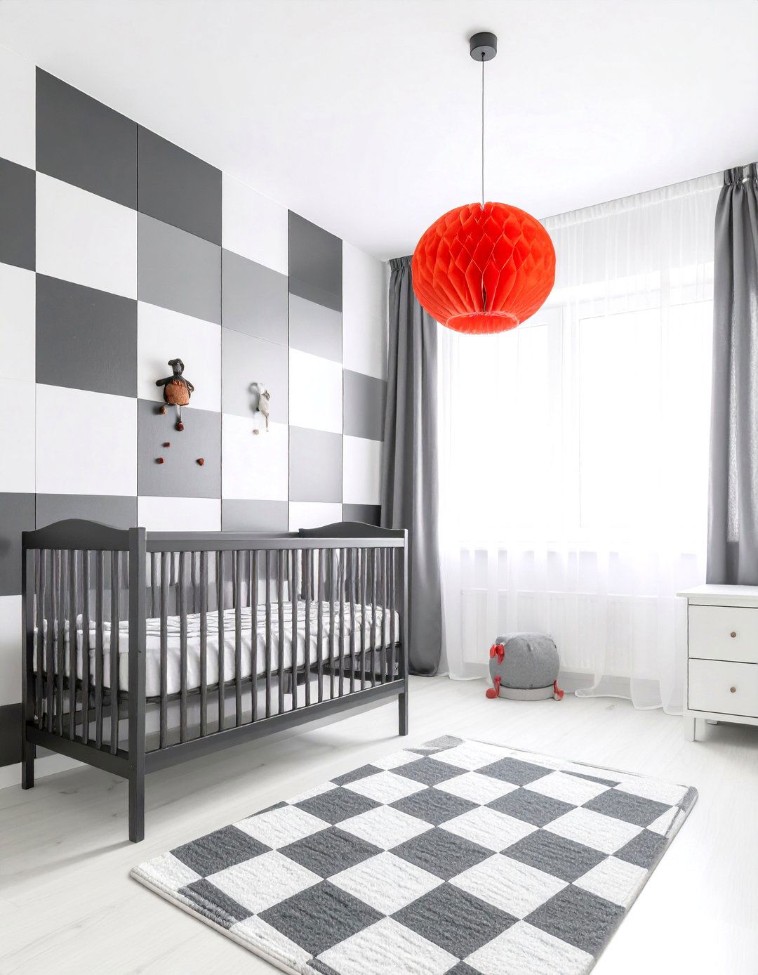 High Contrast Sensory Nursery - 30 modern baby boy room ideas