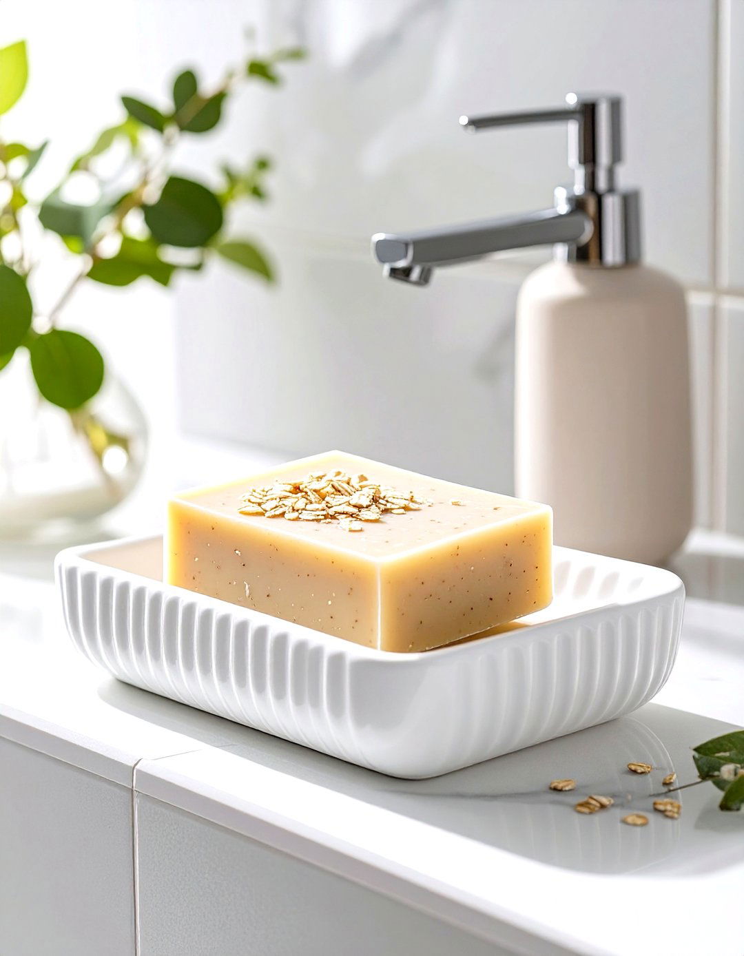 High Drainage Soap Dish - 30 shower storage ideas