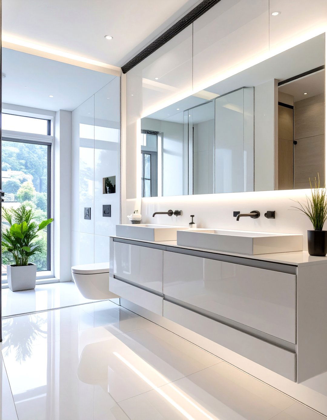 High Gloss Bathroom Wall Panels - 30 bathroom wall paneling ideas