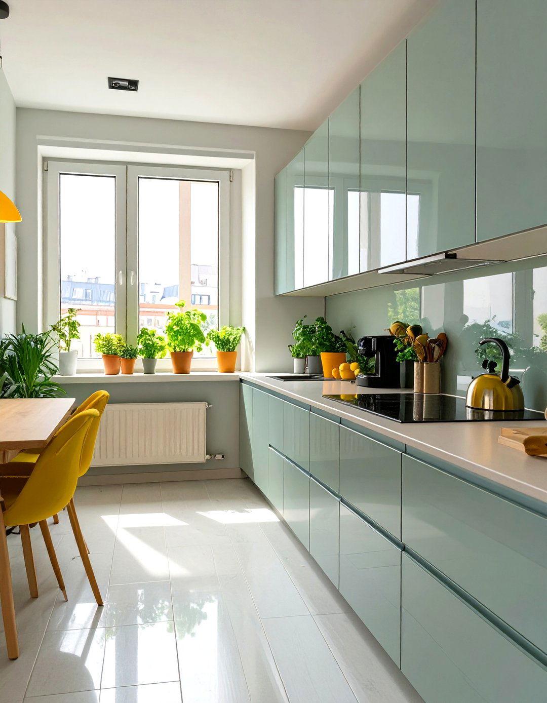 Curated visual reference: Picture Idea: 30 Small Apartment Kitchen Ideas For Efficient Cooking