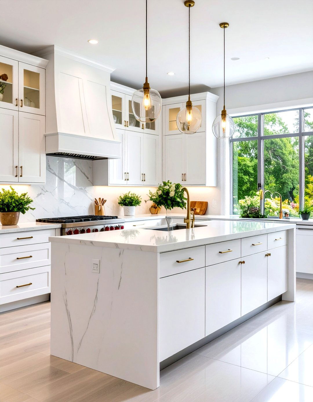 High Gloss Contemporary Kitchen Cupboards - 30 kitchen cupboard designs
