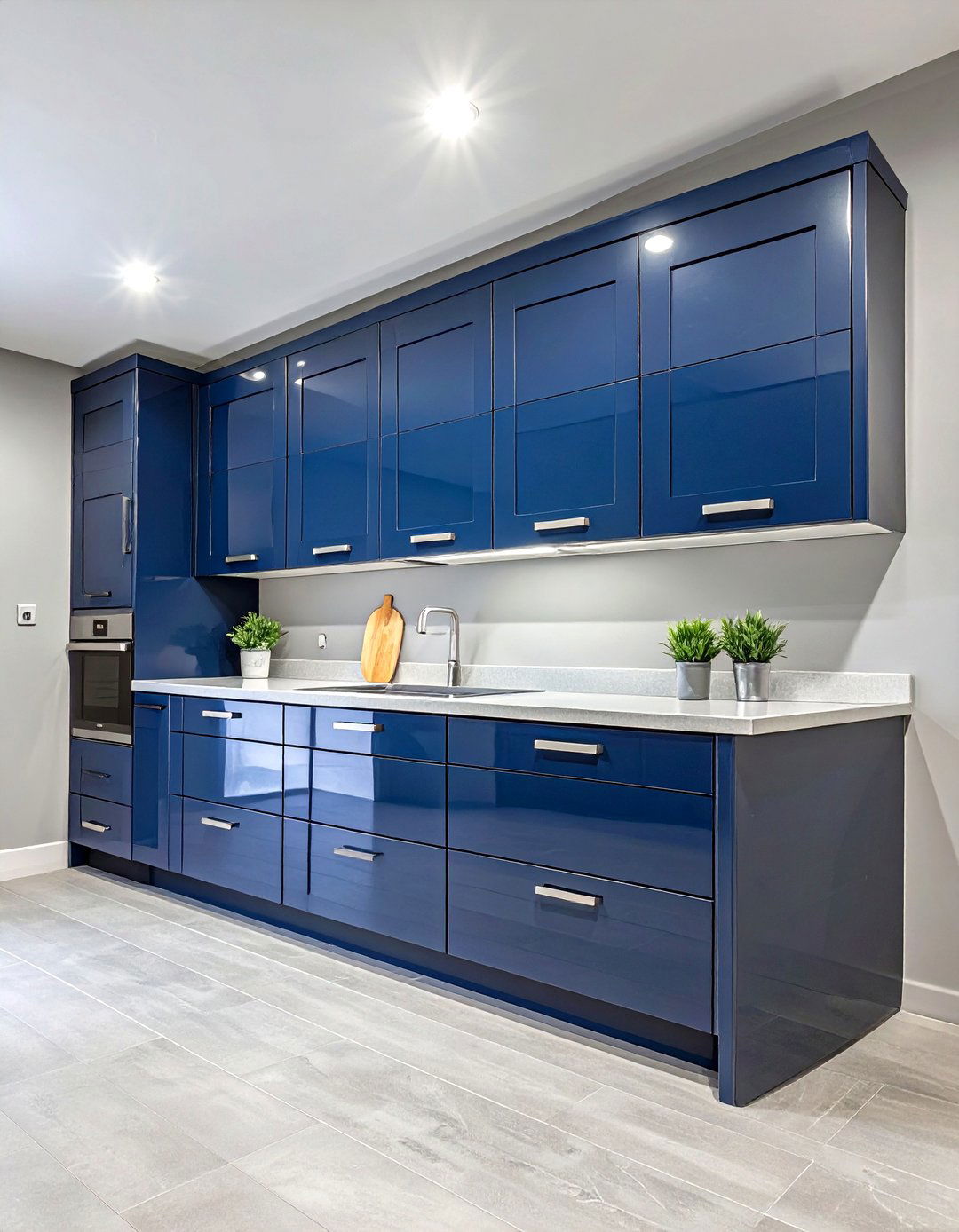 High Gloss European Style Garage Cabinets - 30 garage cabinets ideas