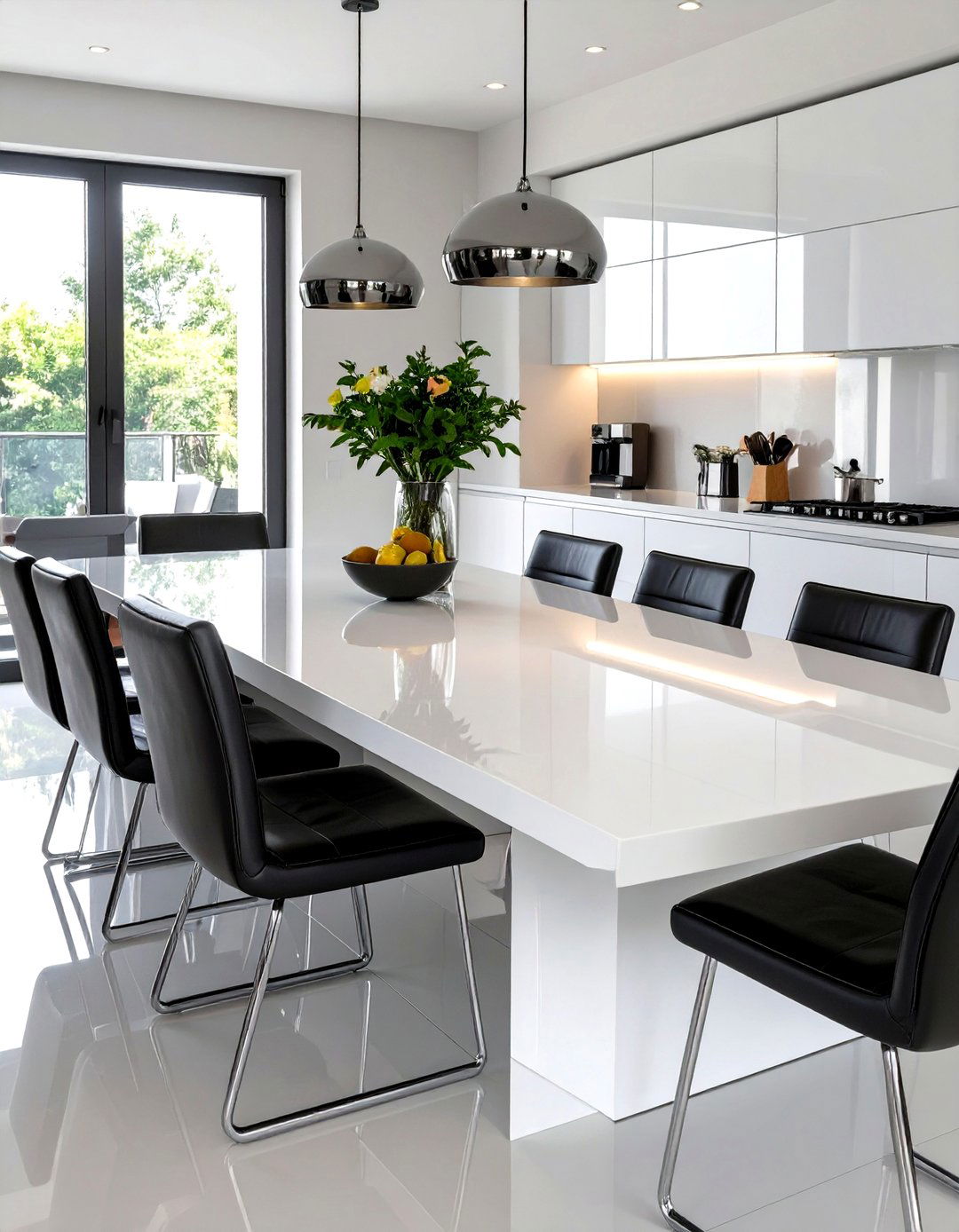 High Gloss Lacquer Kitchen Table