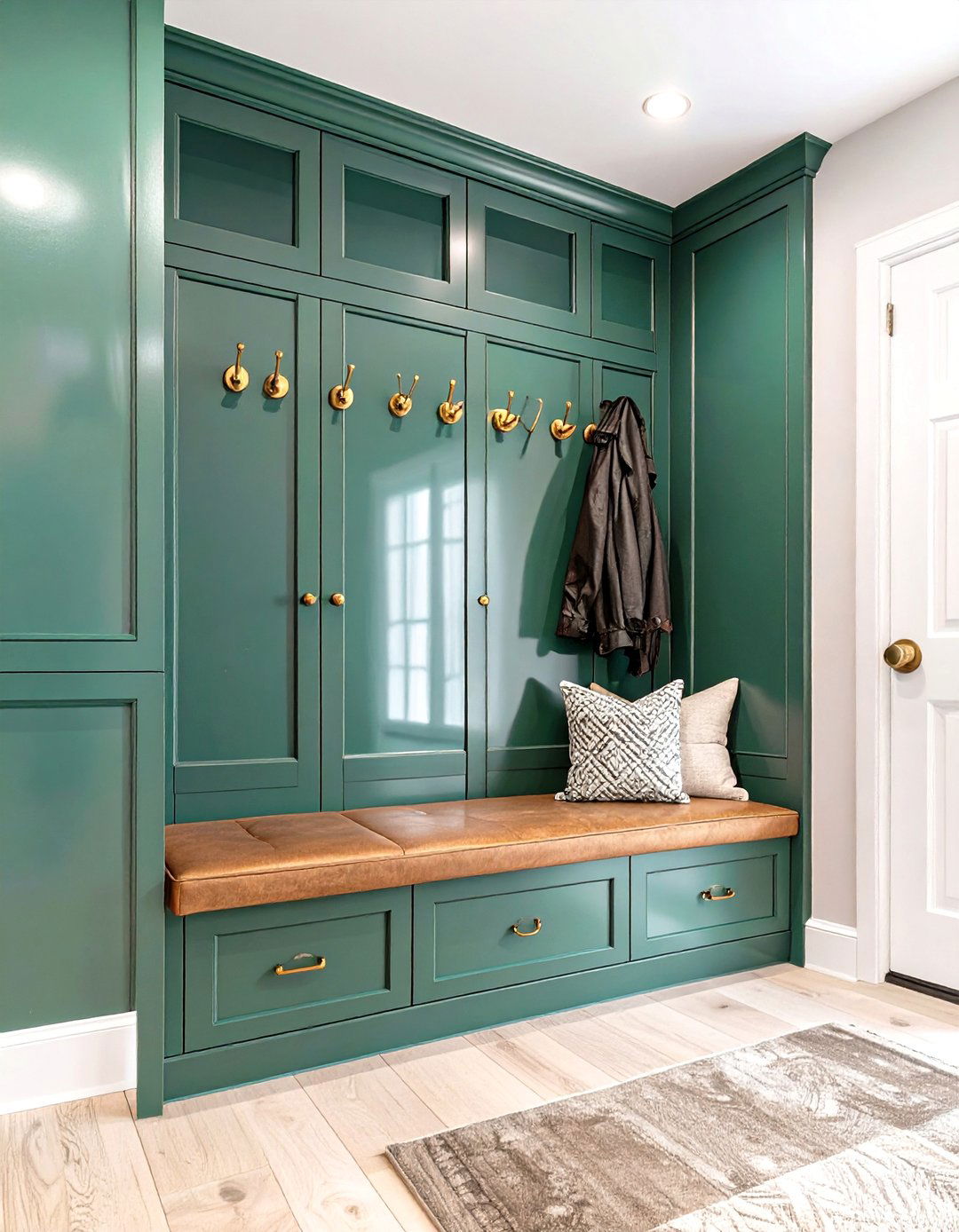 High Gloss Paint Small Mudroom - 30 small mudroom mudroom ideas