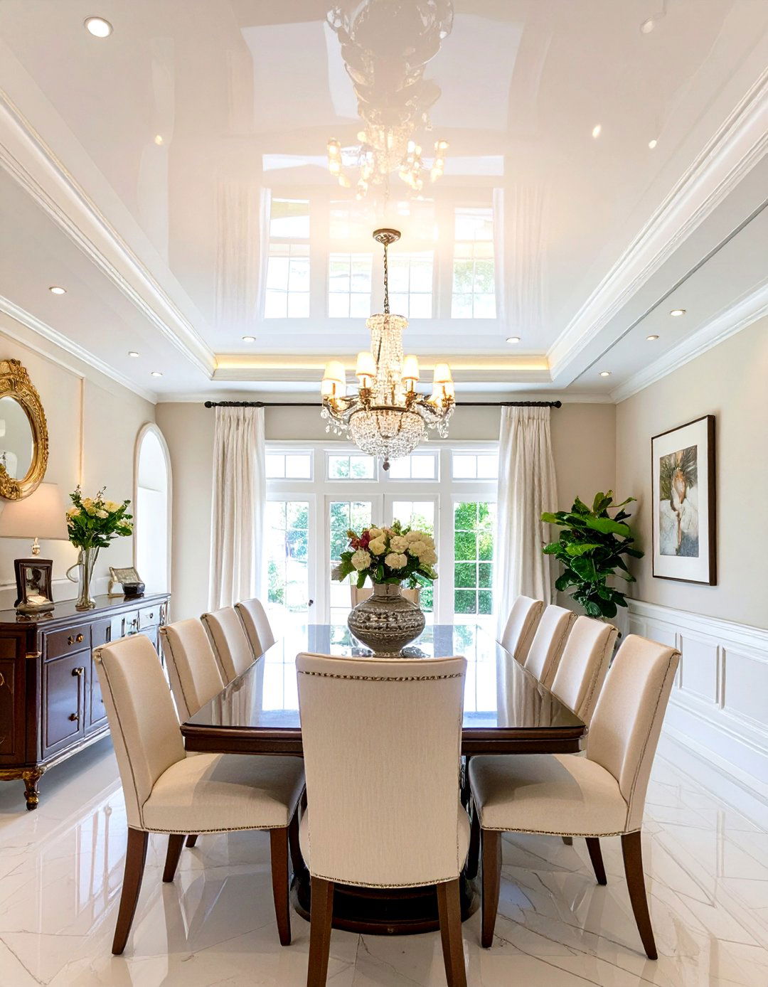 High Gloss Paint for Reflective Surfaces - 30 space interior design ideas