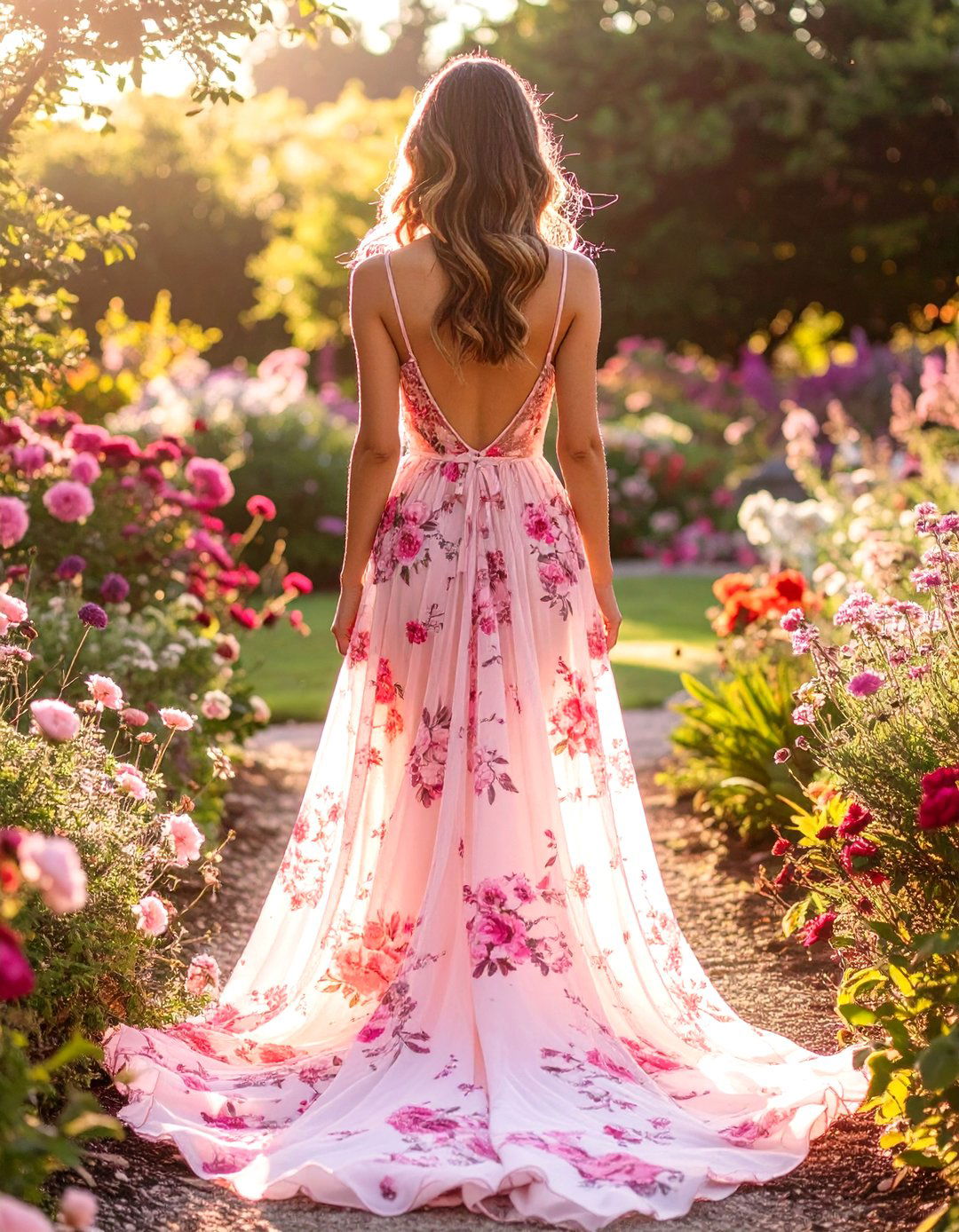 High Low Hem Dress - 30 baby shower outfit ideas