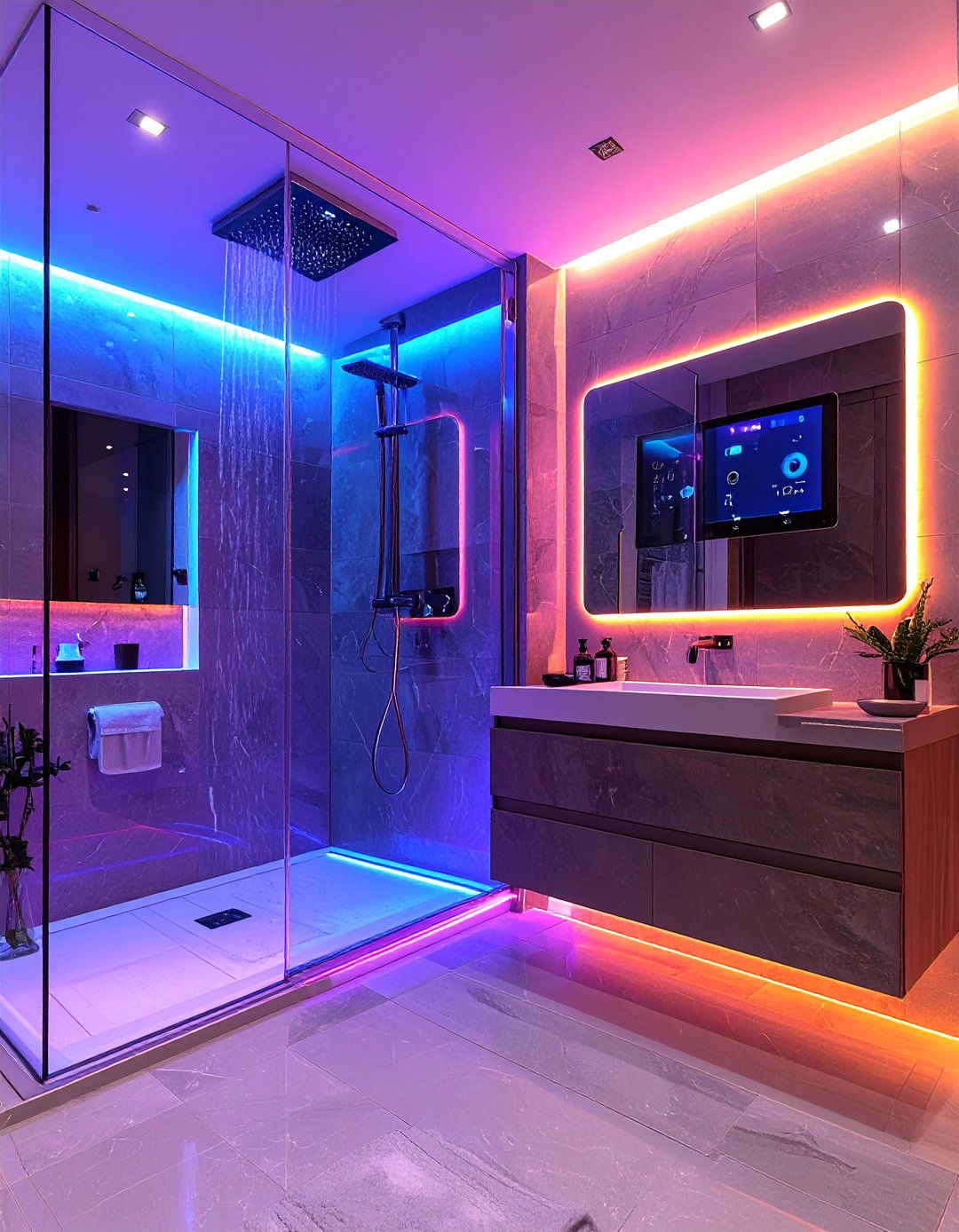 High Tech Smart Bathroom - 30 how to design a bathroom ideas