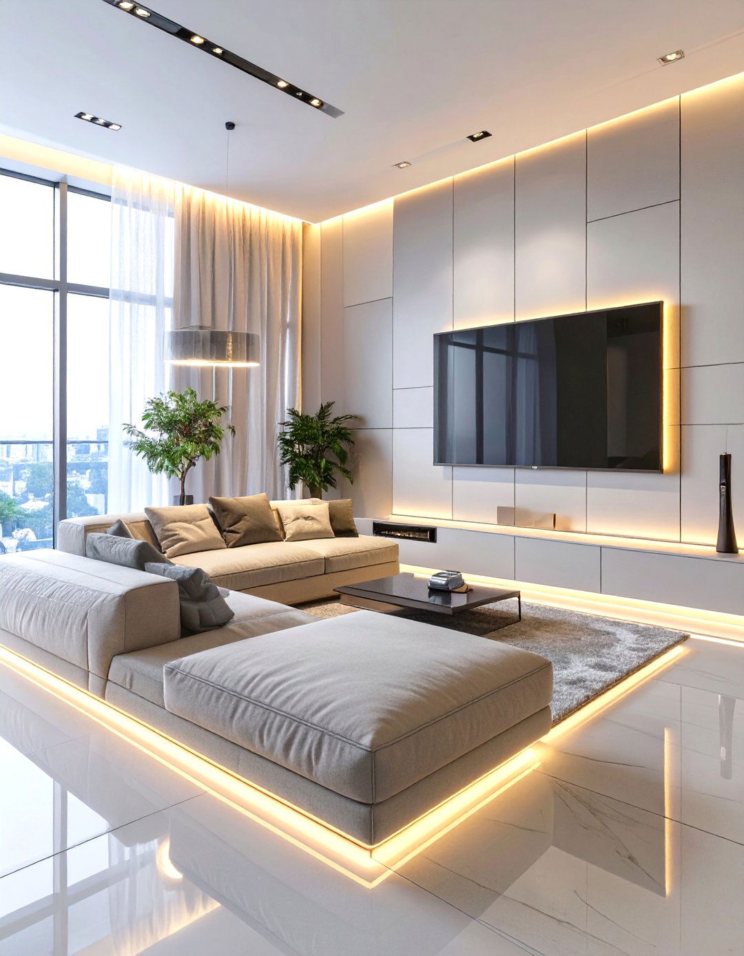 High Tech Smart Living Room - 30 contemporary living room ideas