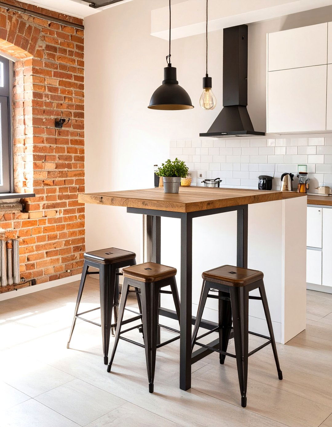 High Top Pub Style Kitchen Table - 30 small kitchen table ideas