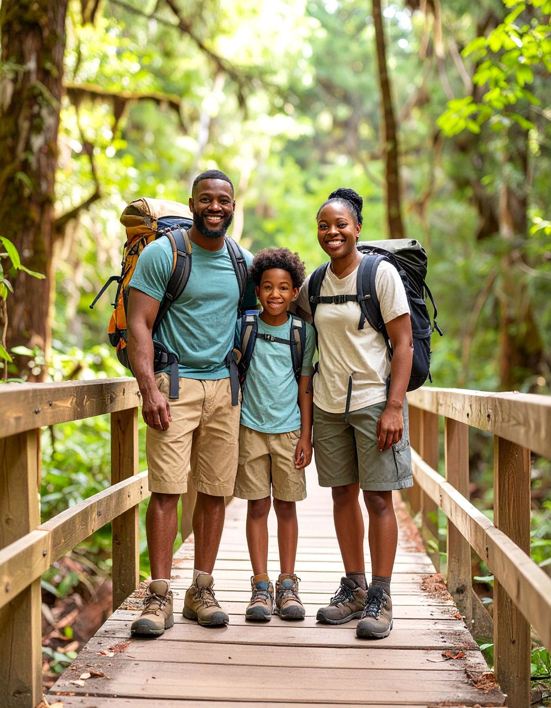Hiking Trail Family Portraits - 30 outdoor family photoshoot ideas