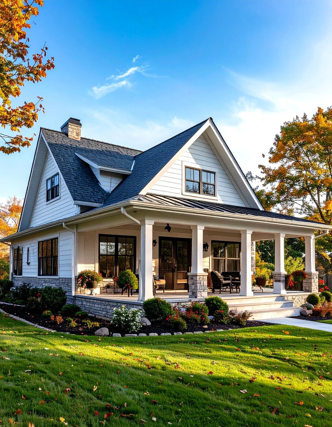 Hipped Roof Design - 30 front porch roof ideas