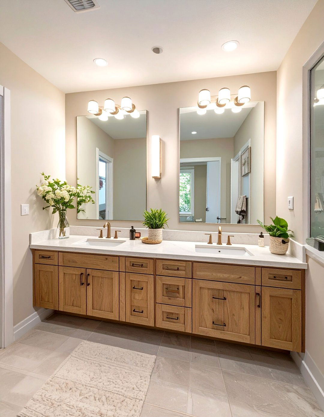 His and Hers Double Vanity Bathroom - 30 bathroom furniture ideas