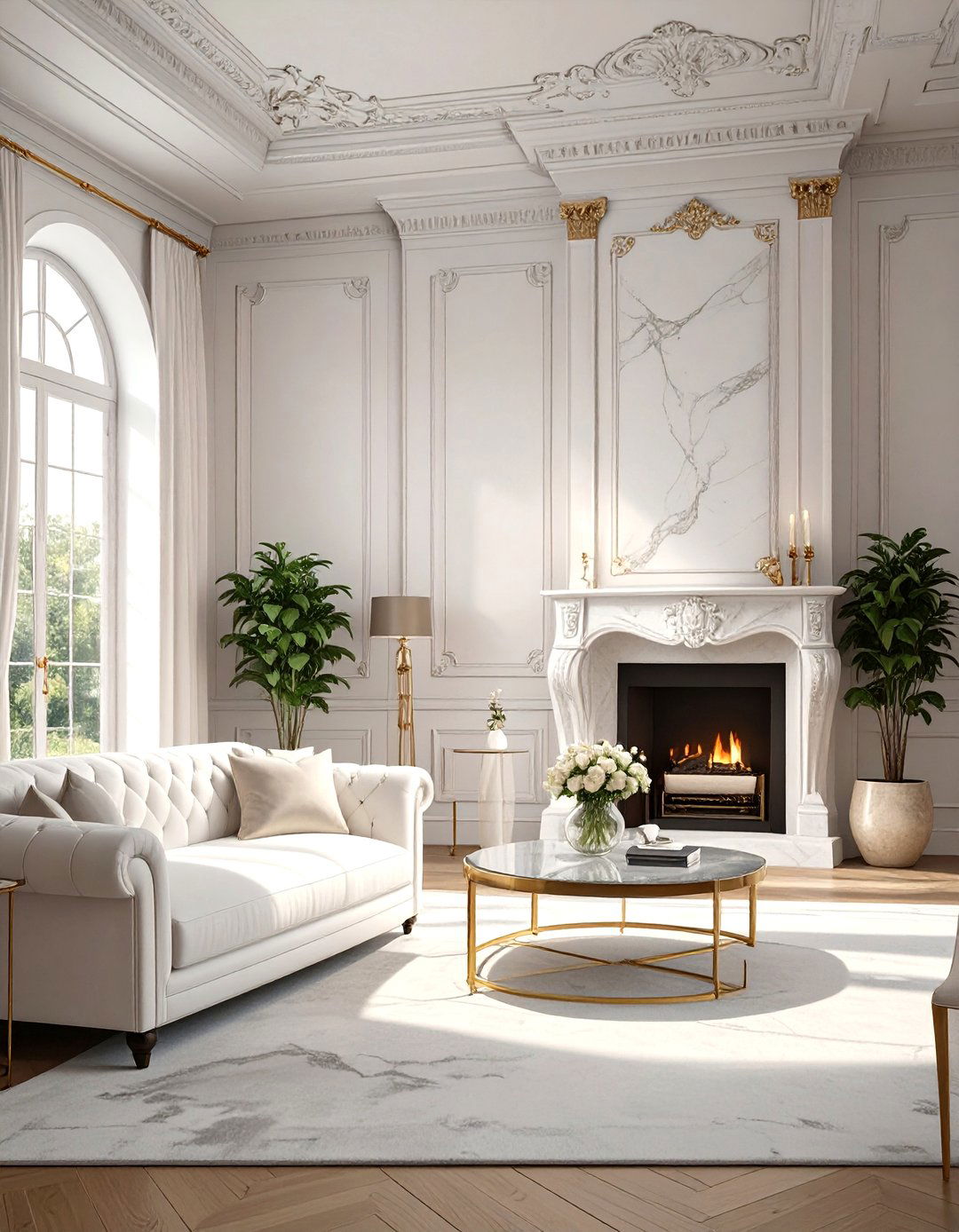 Historic Architecture and Modern Furniture Juxtaposition - 30 opposition in interior design ideas