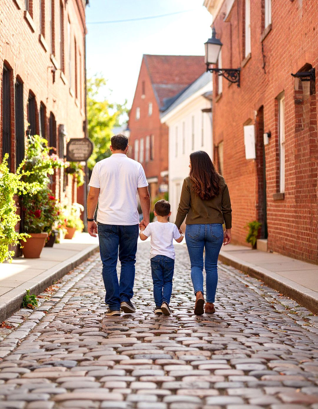 Historic Downtown Family Photos - 30 outdoor family photo ideas