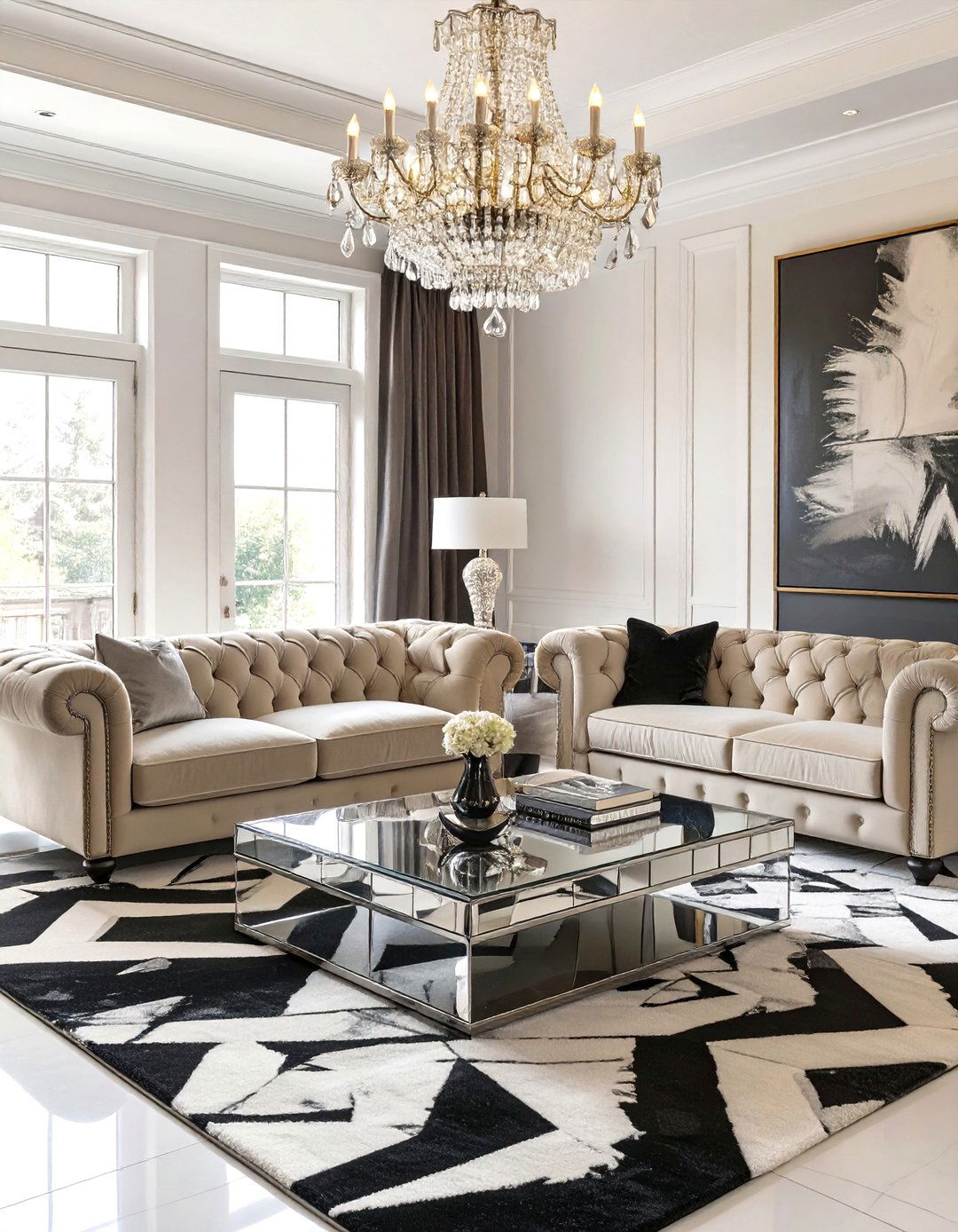 Hollywood Glam Interior Design - 30 interior design styles list ideas
