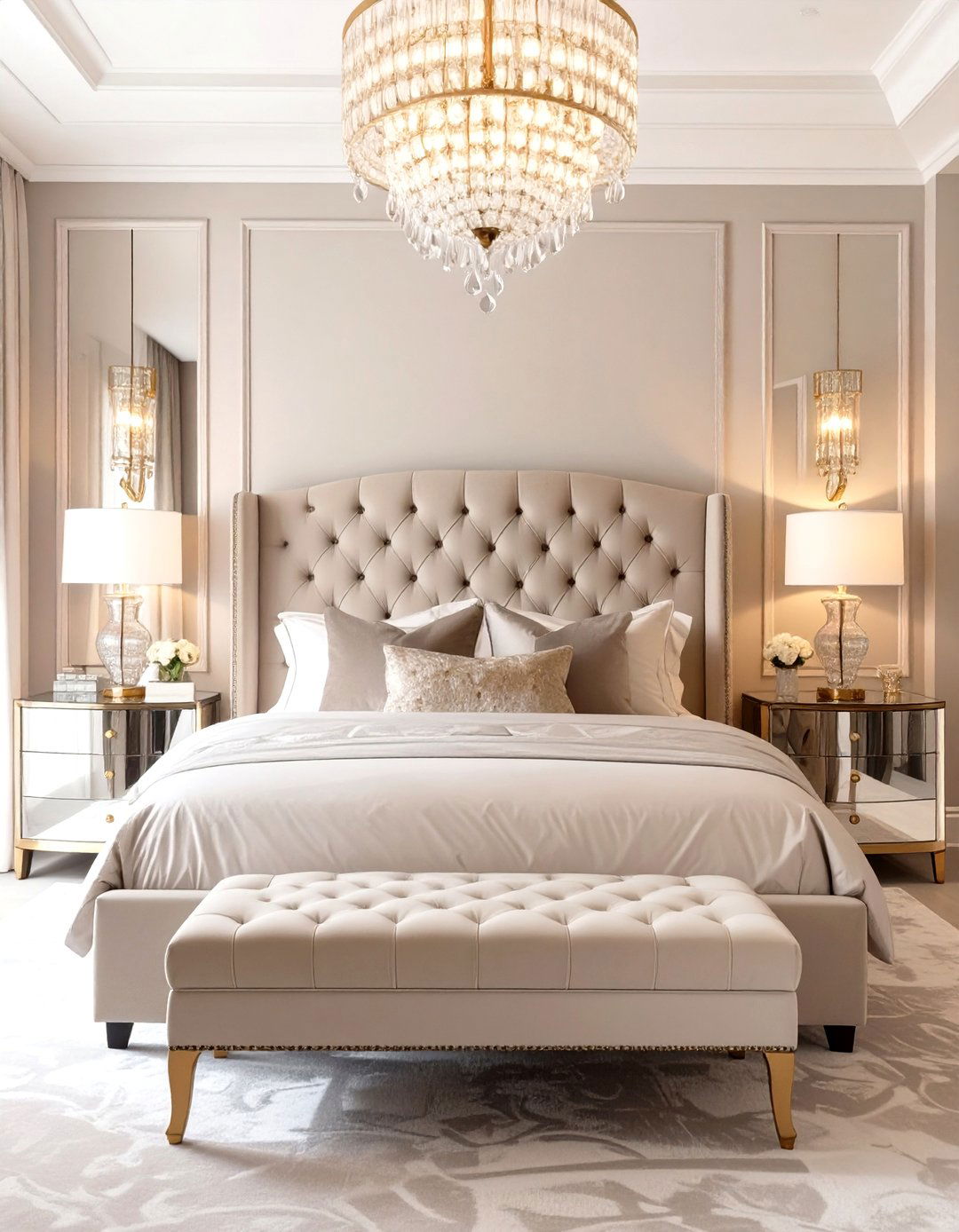 Hollywood Regency Bedroom - 30 couples bedroom ideas