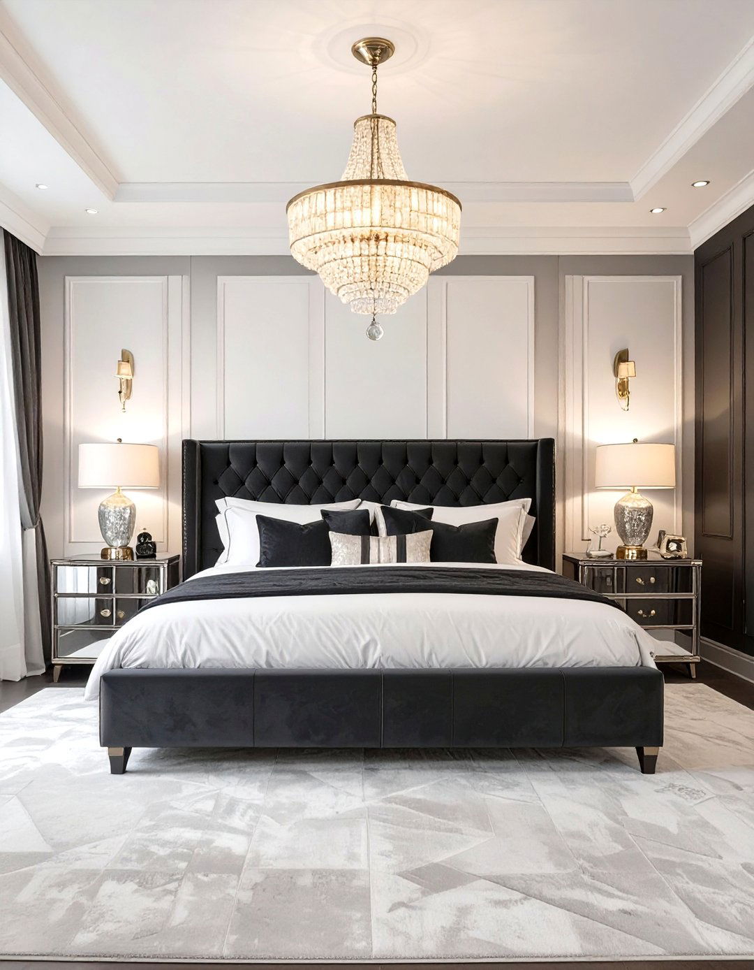 Hollywood Regency Bedroom - 30 cute bedroom ideas