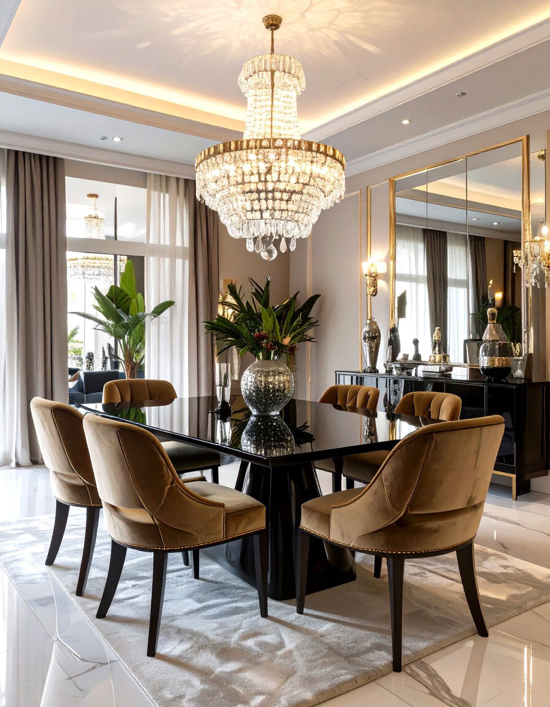 Hollywood Regency Dining Room - 30 interior design las vegas ideas