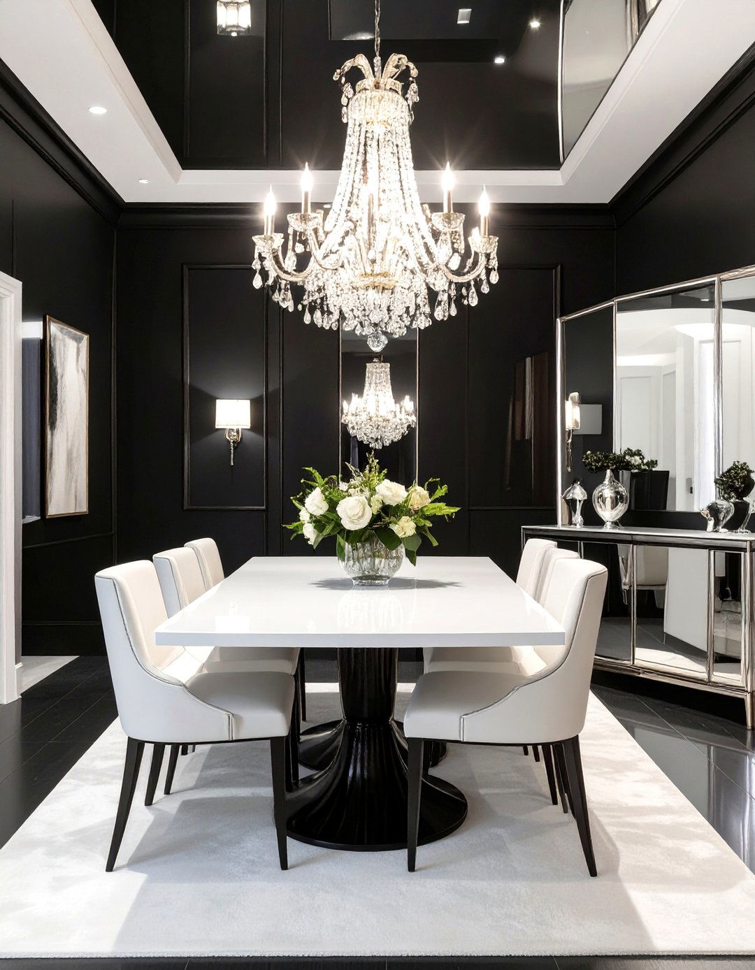 Hollywood Regency Dining Room - 30 interior design blog ideas