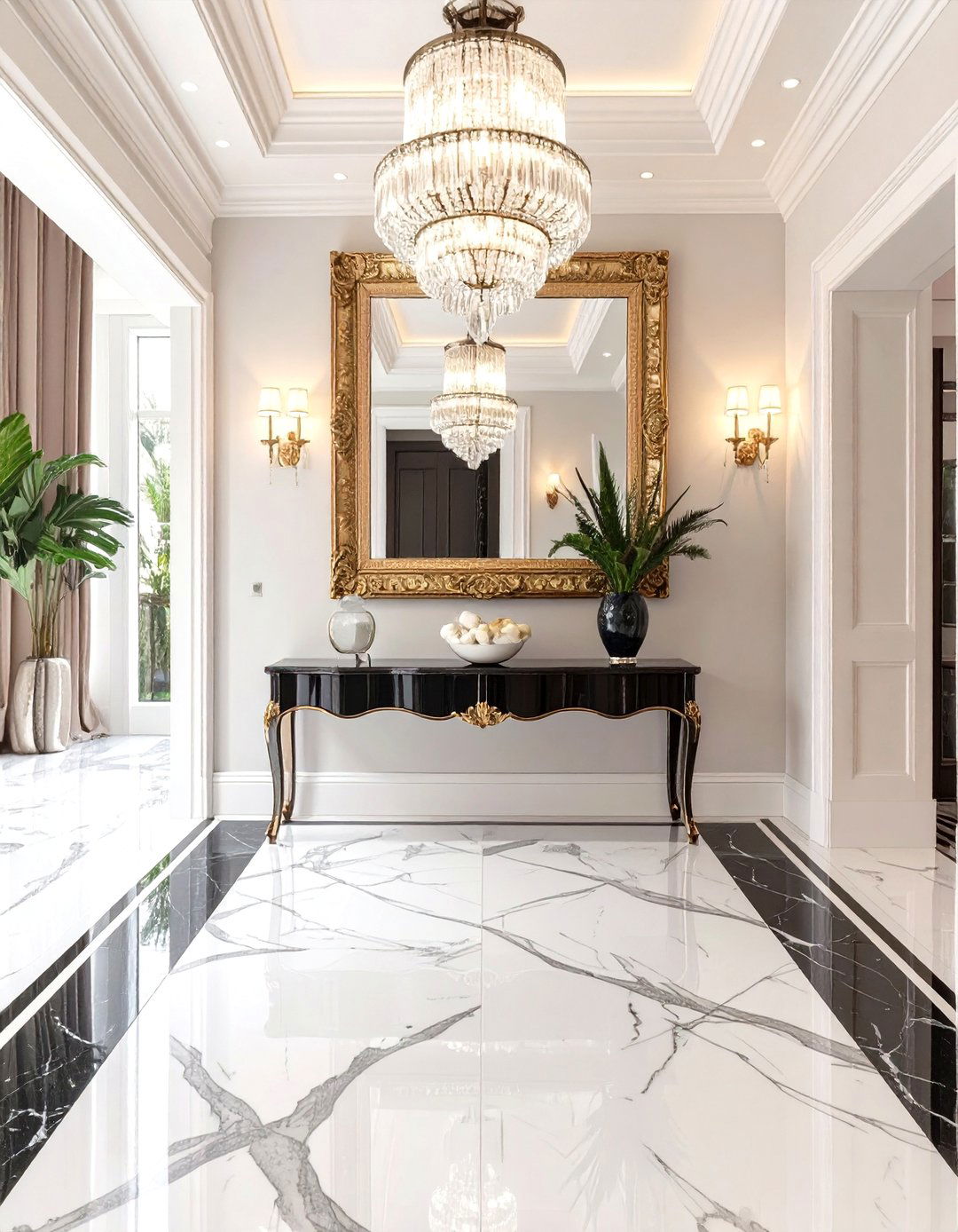 Hollywood Regency Entryway - 30 interior design training ideas