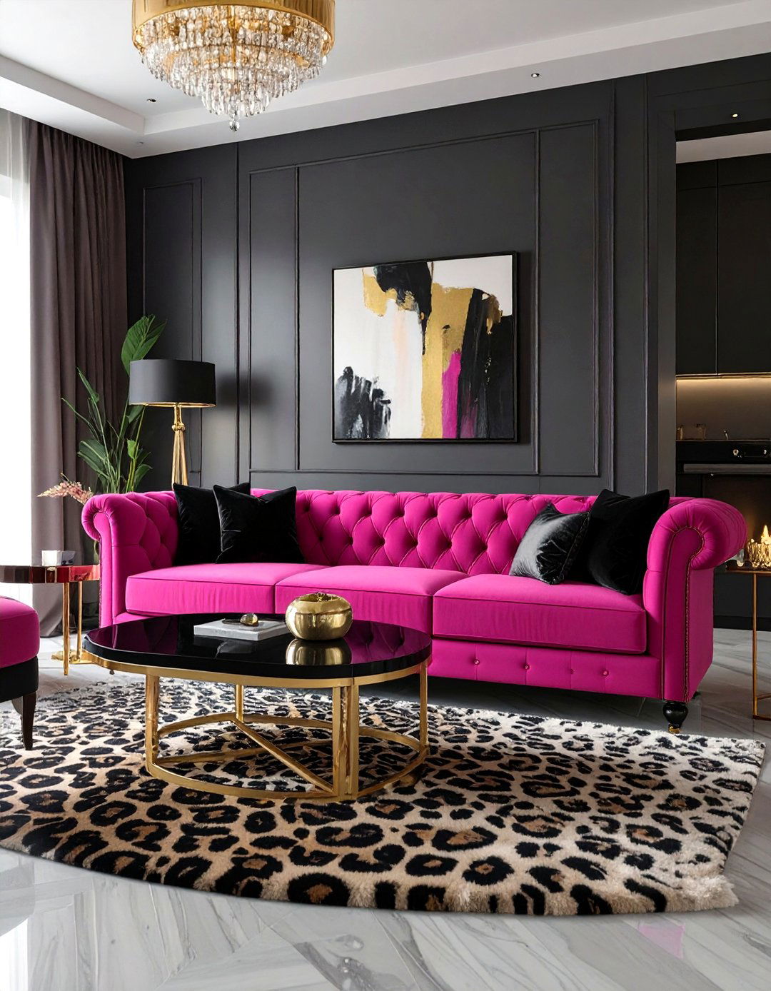 Hollywood Regency Glam Living Room - 30 cute living room ideas
