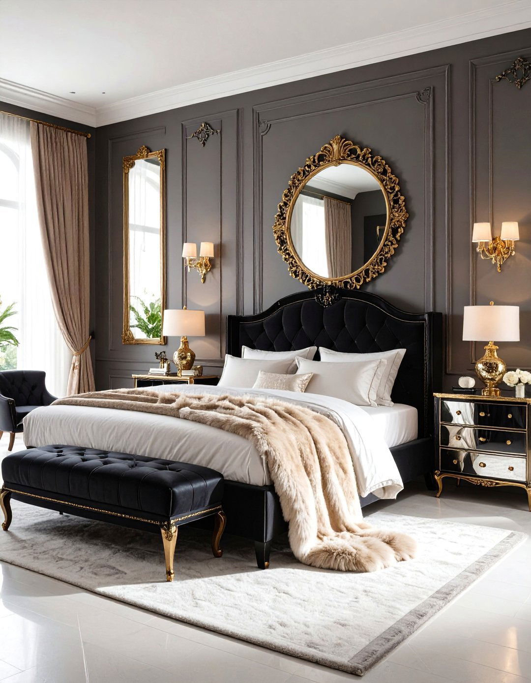 Hollywood Regency Glamour - 30 affordable interior design ideas
