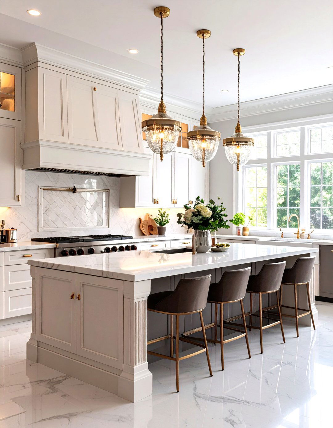 Hollywood Regency Kitchen Mirrored Sconces - 30 kitchen lights ideas