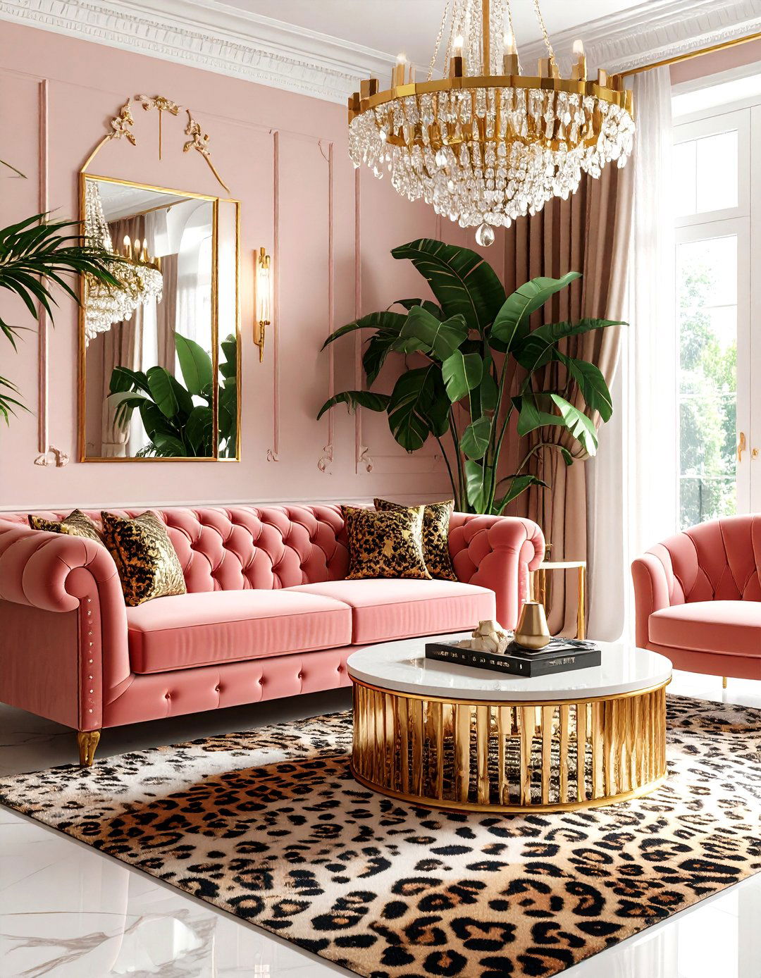 Hollywood Regency Living Area - 30 3d home design online free ideas