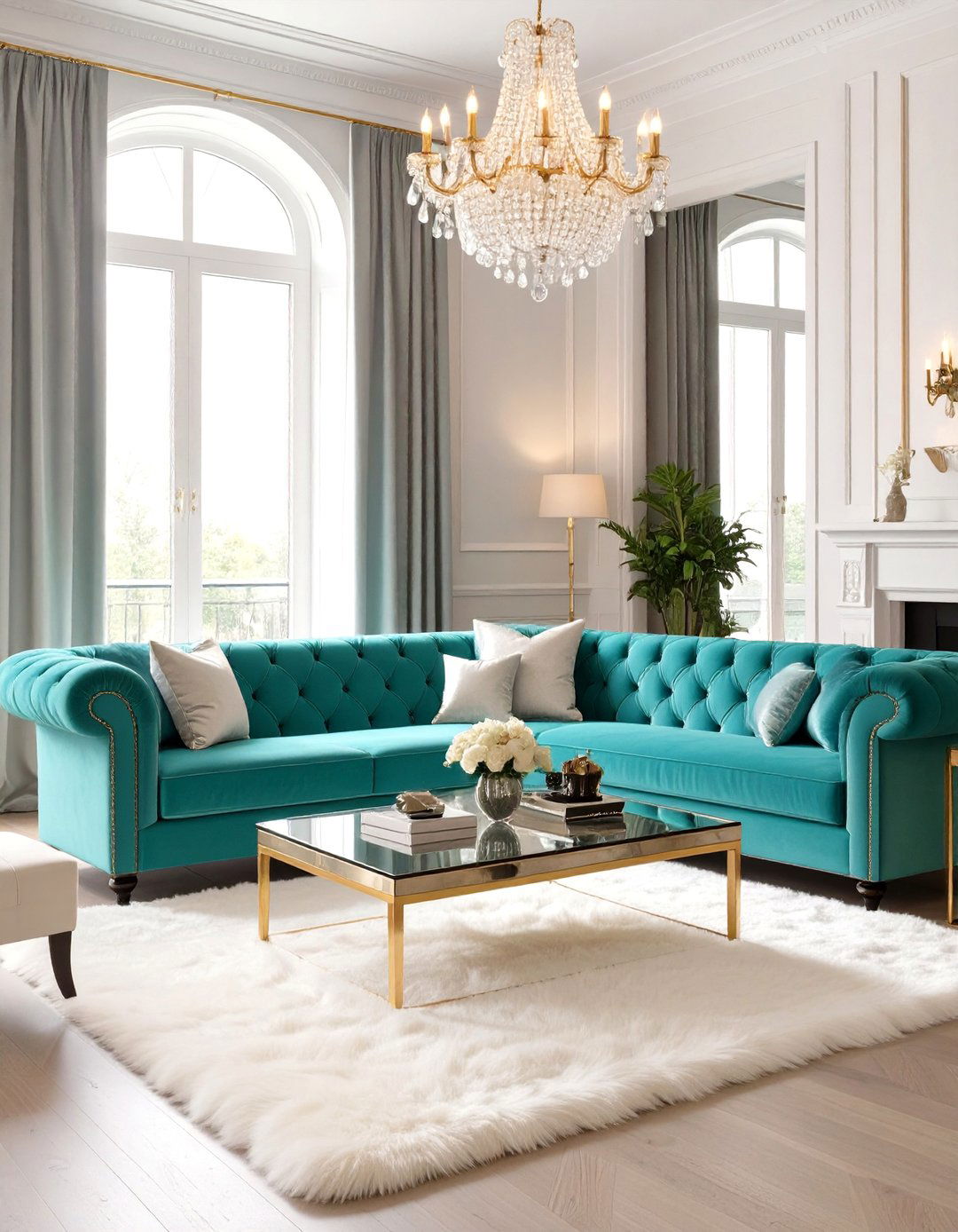 Hollywood Regency Living Room - 30 big living room ideas