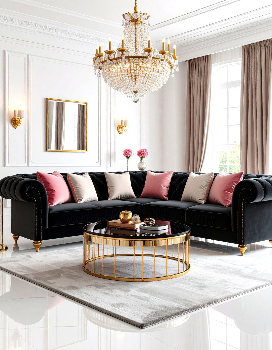 Hollywood Regency Living Room - 30 home decor ideas for living room