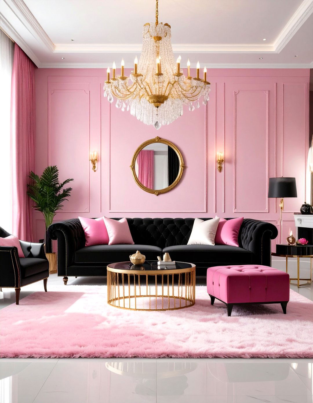 Hollywood Regency Living Room - 30 decorate living room ideas