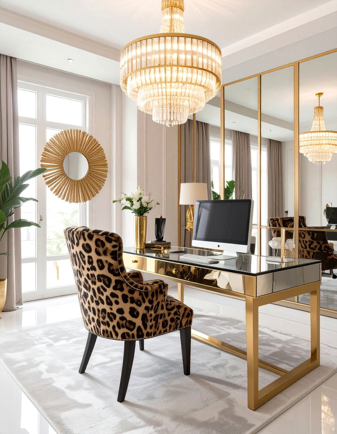 Hollywood Regency Office Study Room - 30 office study room ideas