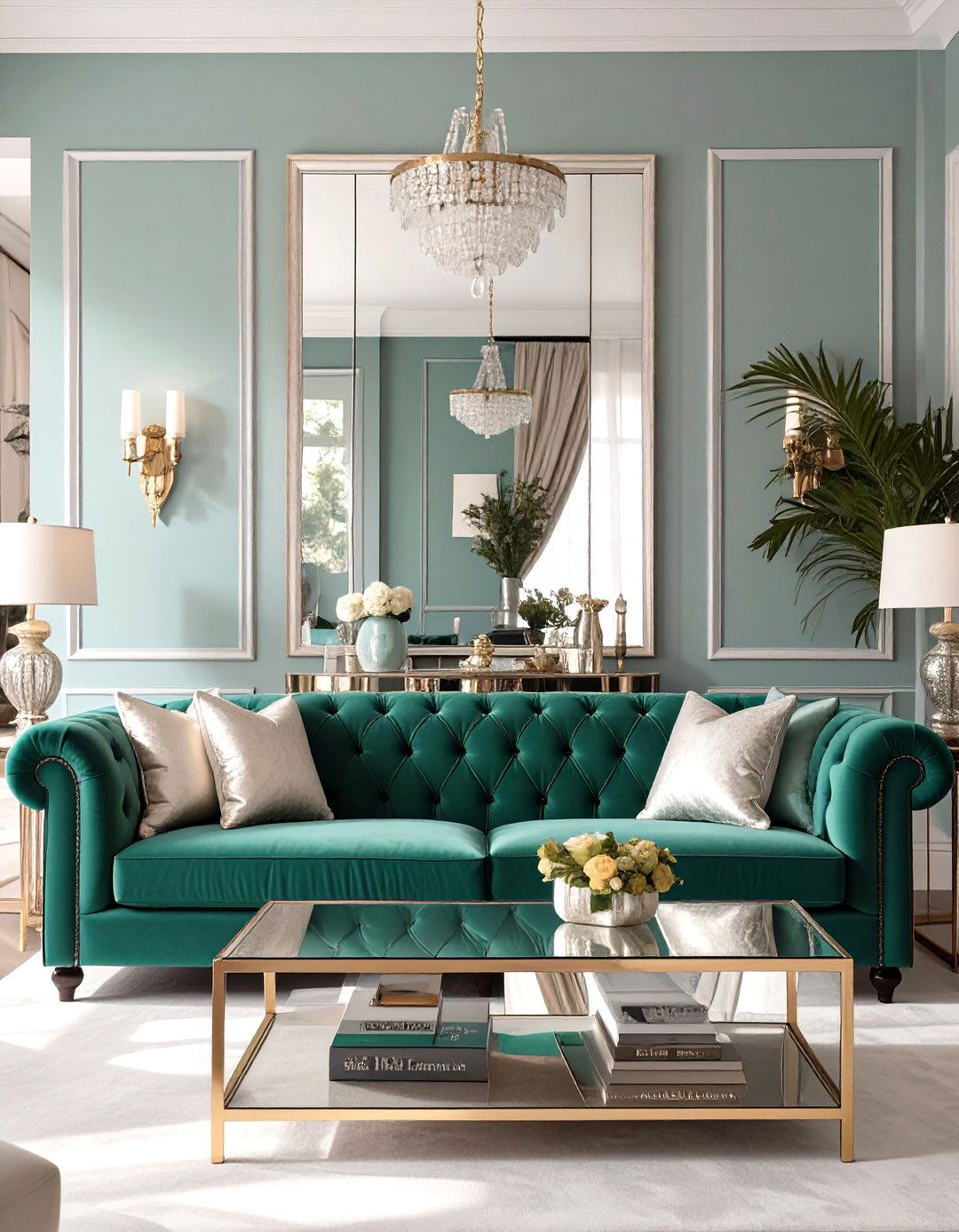 Hollywood Regency Vintage Living Room - 30 vintage living room ideas