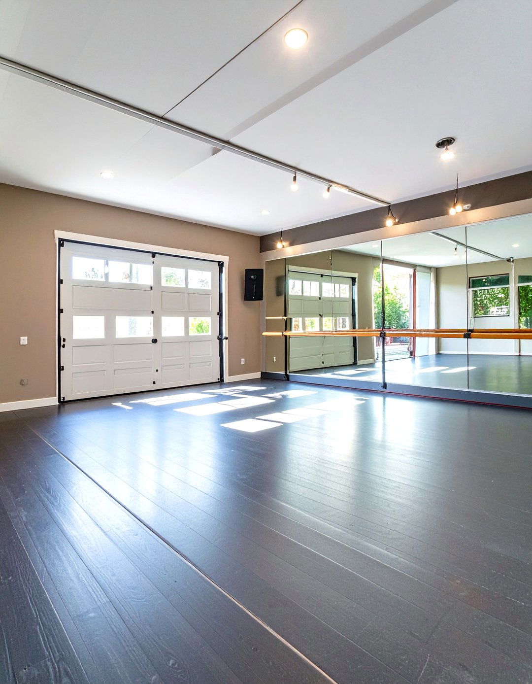Home Dance or Barre Studio - 30 garage door conversion ideas