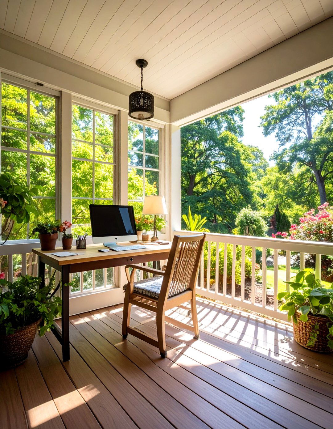 Home Office with a View - 30 3 season porch ideas